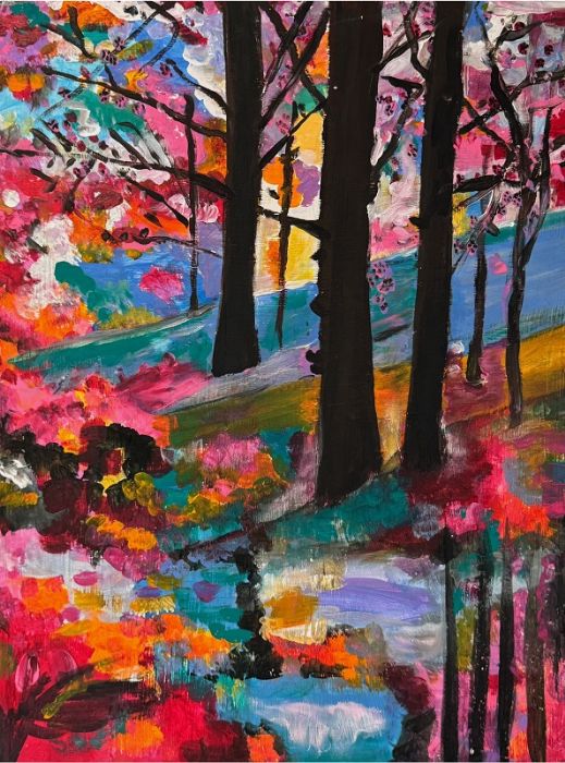 סילבנה שפר | Sylvana Shefer - Acrylic on canvas, 60 by 50 cm