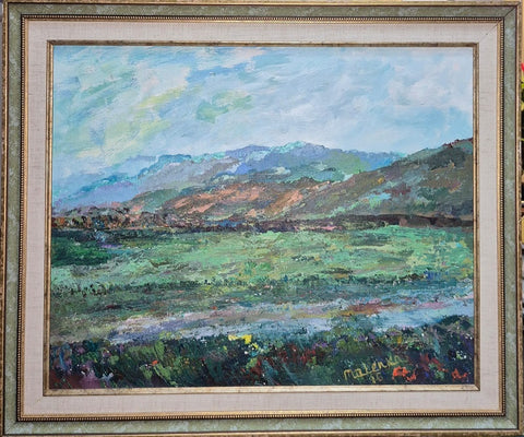 ילנה מקונוביטסקי |  Elena Makonovitsky, Acrylic on canvas, framed, 40 by 50 cm