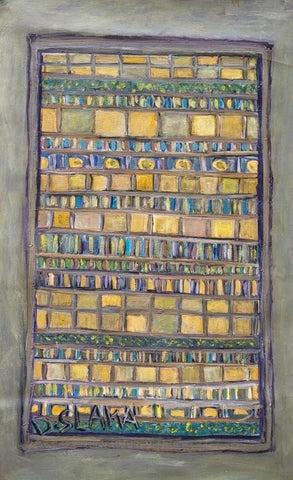 דנה סלמה | Slama Dana, Oil on canvas unstretched, 106 by 68 cm