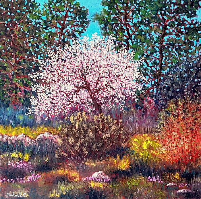 Michael Le Lann, oil on canvas, 60 by 60 cm