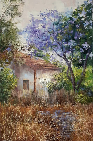 אולגה קושניר | Olga Kushnir, Oil on canvas, 40 by 60 cm