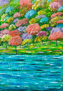 אורית שמחוני | Orit Simchoni,  acrylic  on canvas,  100 by 70 cm