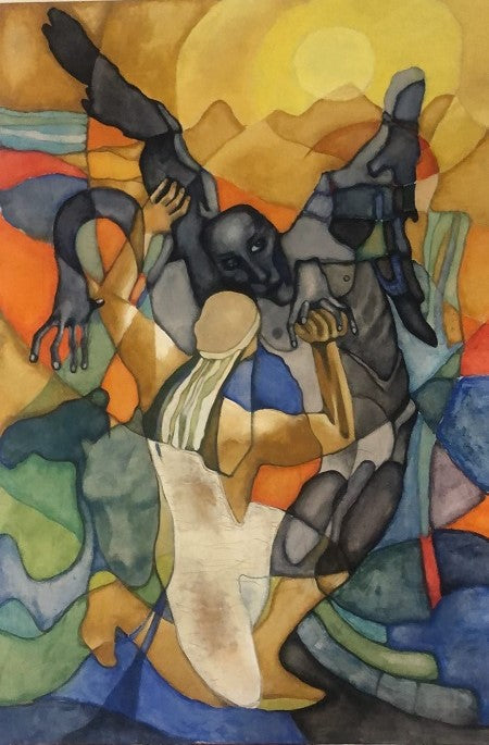 אודליה ווליבוביץ | Odelia Volyvovitch, Acrylic on canvas, 100 by 70 cm