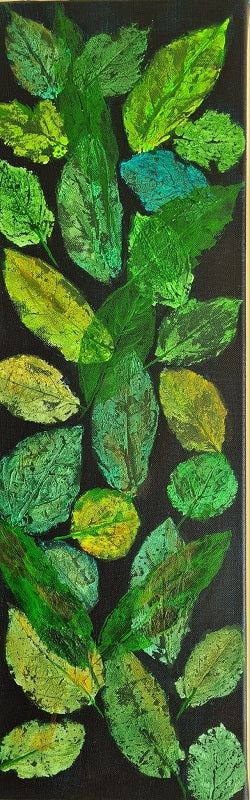 שרה ברין | Sarah Brin, Acrylic on canvas, 60 by 20 cm