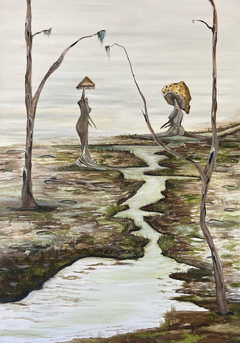 שני שטלריד | Shani Shtalryd, Acrilyc on canvas, 100 by 70 cm