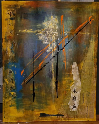 אהובה מוזיקנסקי | Ahuva Muzikansky, Acrylic on canvas, 100 by 80 cm