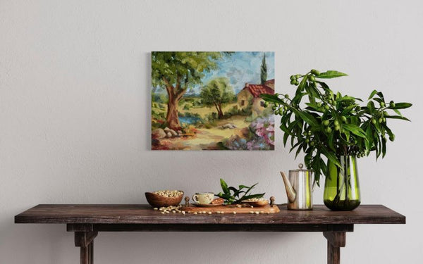 אליסה צ׳רקון דרוקמן  | Alisa Cherkun Drukman,  Oil on canvas, 40 by 50 cm