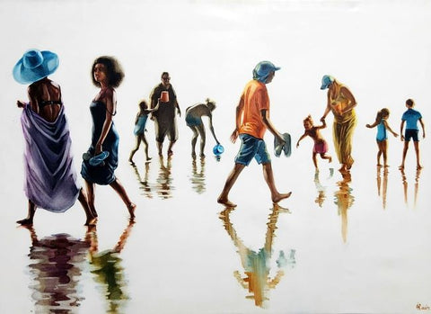 אירנה ראיין | Irena Rain, oil on canvas, 60 by 100 cm
