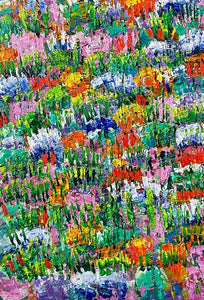 Orit Simchoni - Acrylic  on canvas,  100 by 70 cm