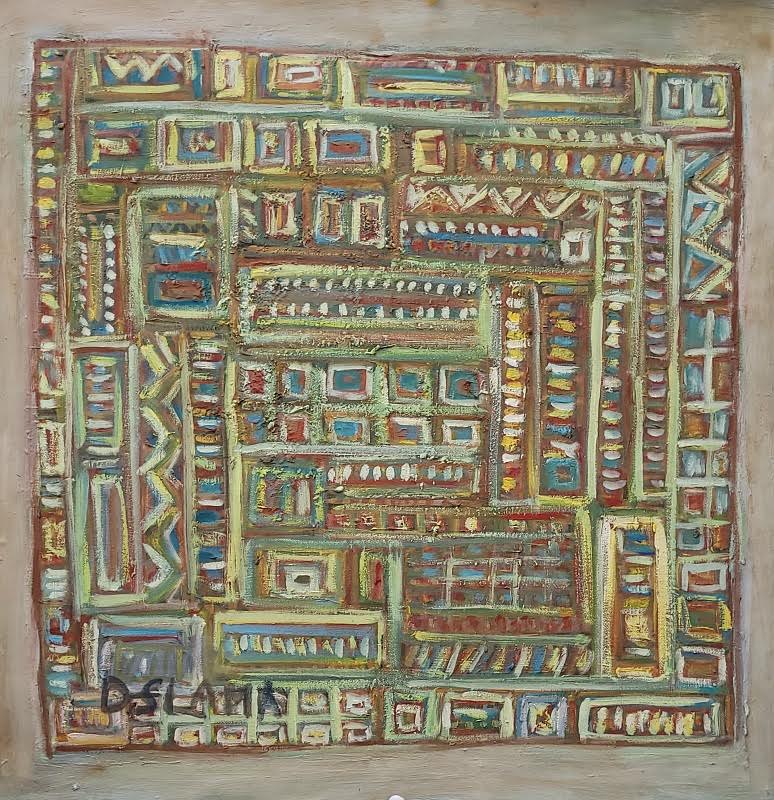 דנה סלמה | Slama Dana, Oil on canvas, 106 by 110 cm