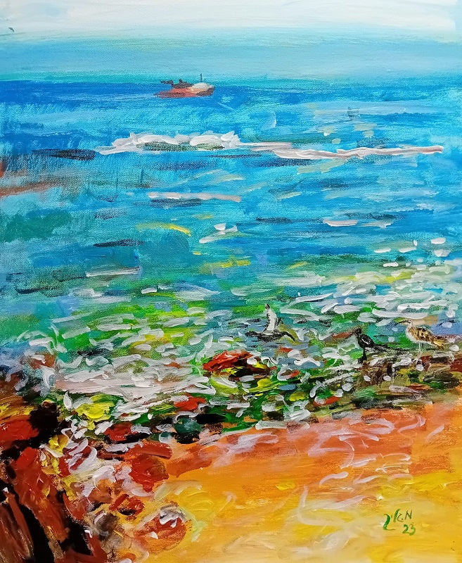 מאיר גליק |  Meir Glick, Acrylic on canvas, 60 by 50 cm