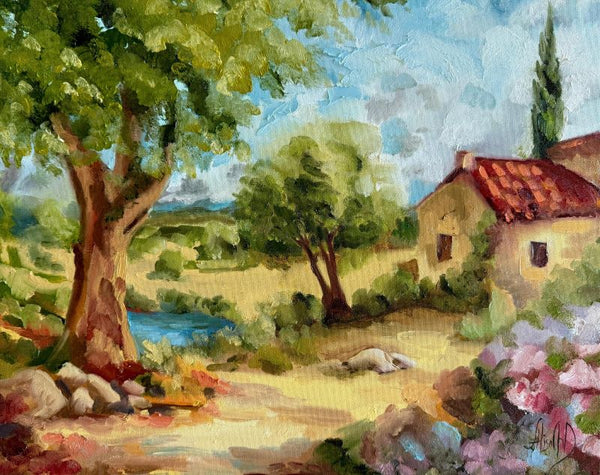 אליסה צ׳רקון דרוקמן  | Alisa Cherkun Drukman,  Oil on canvas, 40 by 50 cm