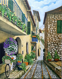 Reuven azulay, Acrylic  on canvas, 50 by 40 cm
