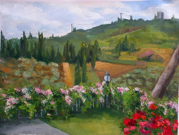 Rachelle Goldreich, oil on canvas, 41 by 55 cm