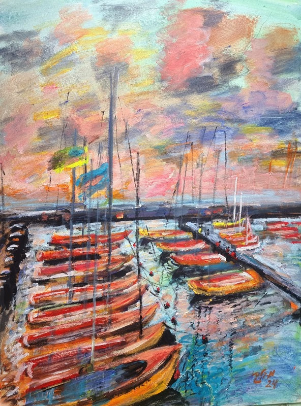 מאיר גליק |  Meir Glick, Acrylic on canvas, 80 by 60 cm