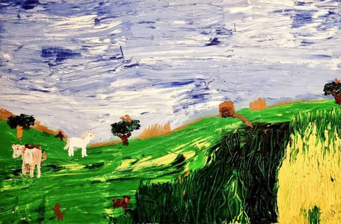 אלכס זויתן | Alex Zavitan - Oil on canvas, 50 by 70 cm