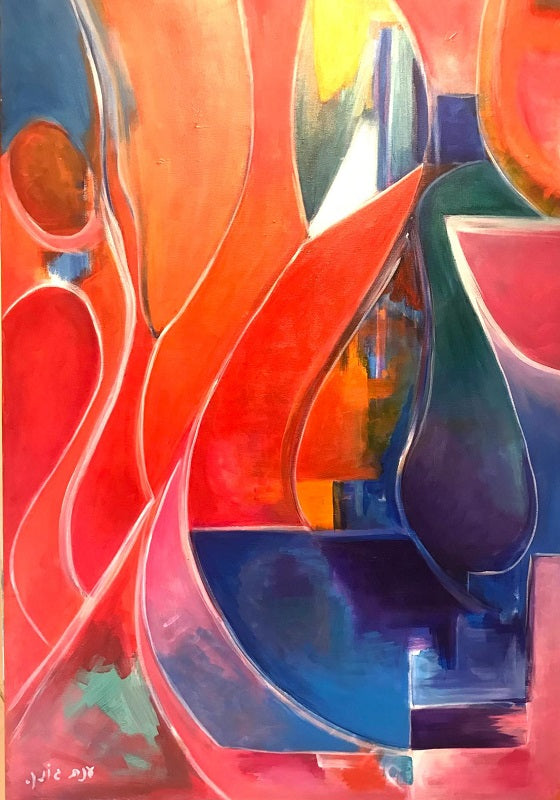 ענת תרשיש גונן | Anat Tarshish Gonen - Acrilyc on canvas, 100 by 70 cm