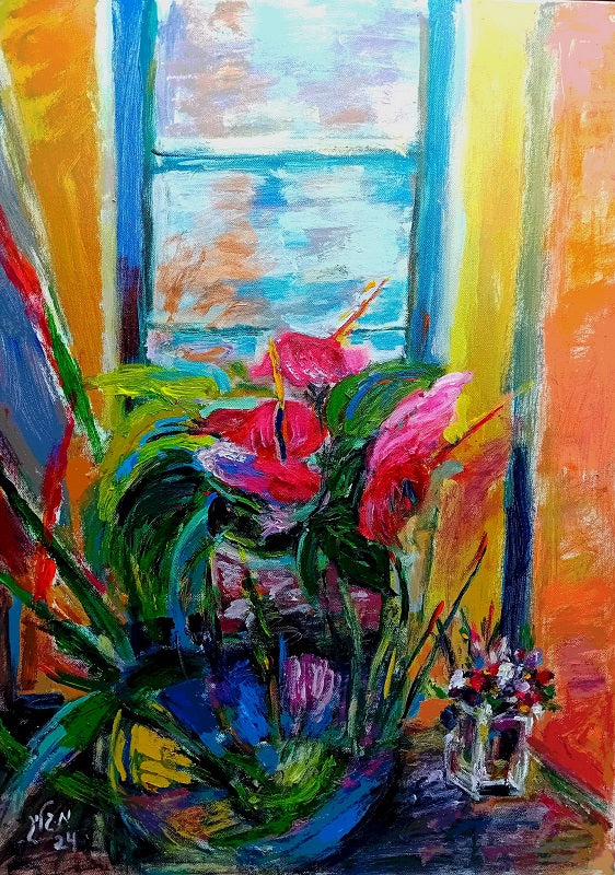מאיר גליק |  Meir Glick, Acrylic on canvas, 80 by 60 cm