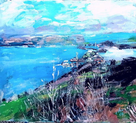 מאיר גליק |  Meir Glick, Acrylic on canvas, 50 by 60 cm