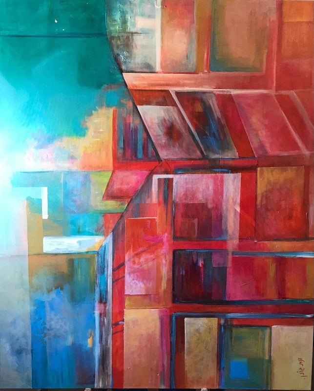 ענת תרשיש גונן | Anat Tarshish Gonen - Acrilyc on canvas, 120 by 90 cm