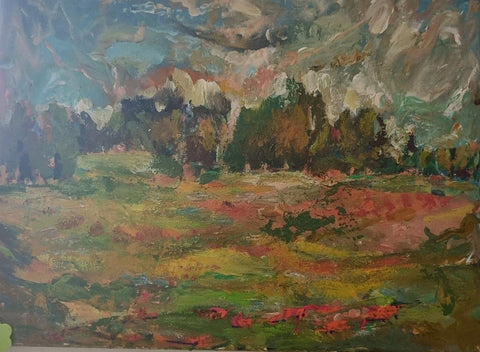 ילנה מקונוביטסקי |  Elena Makonovitsky, Acrylic on canvas, 30 by 40 cm