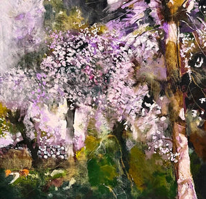 מוטי שובל | Motti Shoval,  pastel on paper, 50 by 50 cm