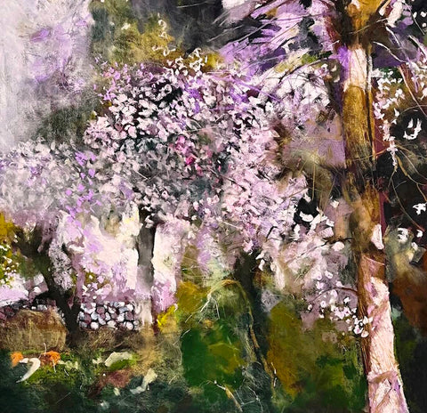 מוטי שובל | Motti Shoval,  pastel on paper, 50 by 50 cm