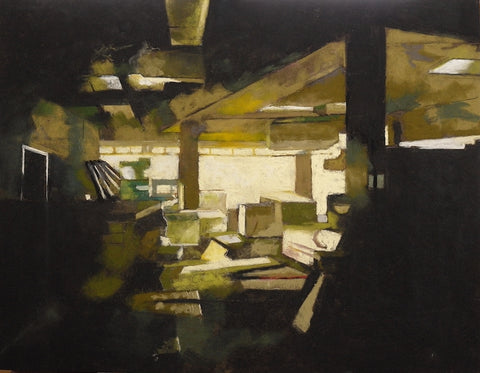 מוטי שובל | Motti Shoval, Dry pastel on paper, 50 by 65 cm