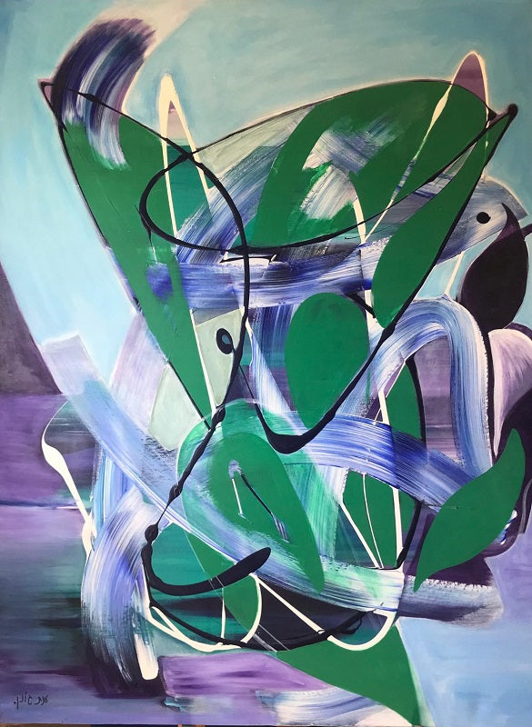 ענת תרשיש גונן | Anat Tarshish Gonen - Acrilyc on canvas, 120 by 90 cm