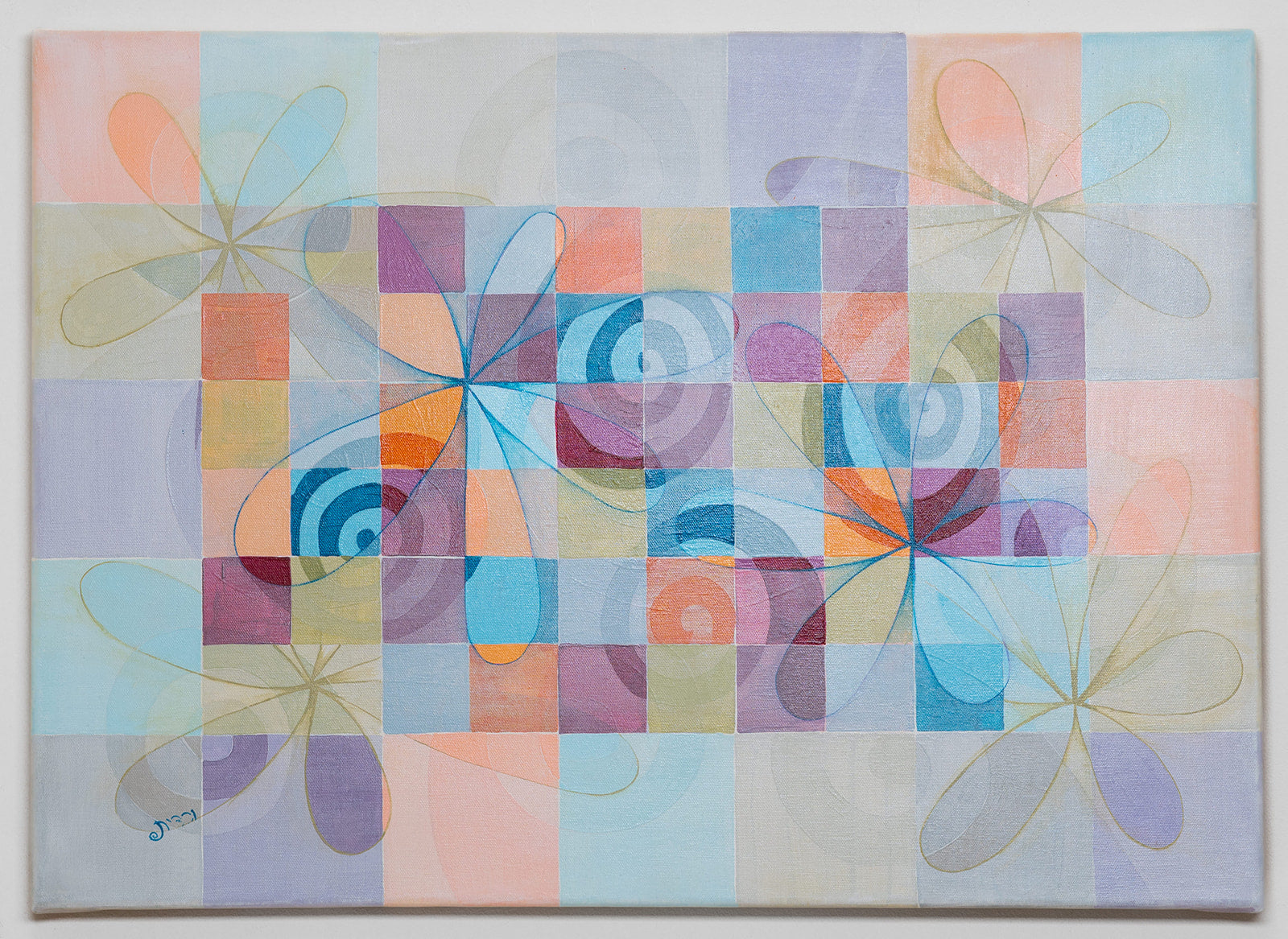 ורדית סמוך |  Vardit Samuch, Acrylic on canvas, 50 by 70 cm