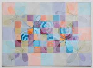 ורדית סמוך |  Vardit Samuch, Acrylic on canvas, 50 by 70 cm