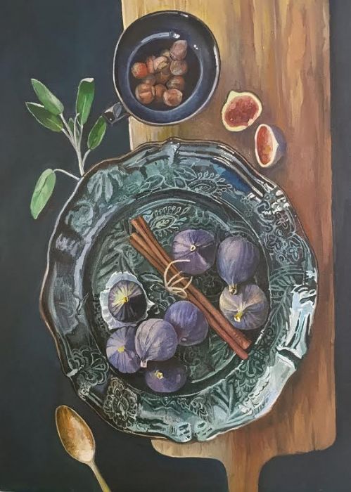 בלה מריאין  | Bella Meriin, Oil on canvas, 70 by 50 cm