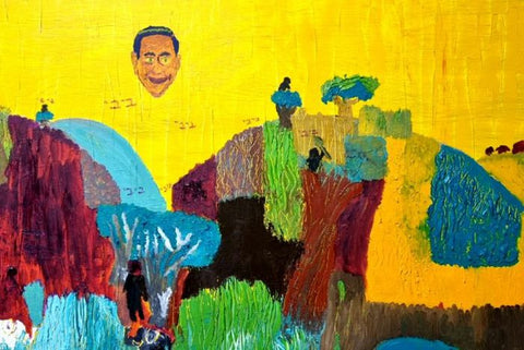 אלכס זויתן | Alex Zavitan - Oil on canvas, 70 by 100 cm