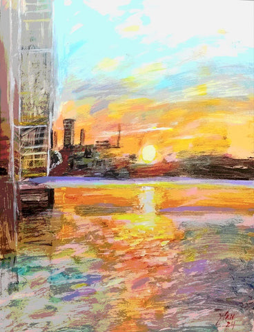 מאיר גליק |  Meir Glick, Acrylic on canvas, 80 by 60 cm