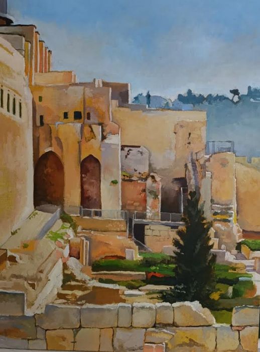 בלה מריאין  | Bella Meriin, Oil on canvas, 40 by 30 cm