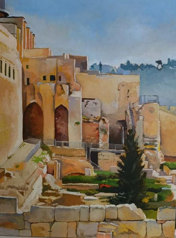 בלה מריאין  | Bella Meriin, Oil on canvas, 40 by 30 cm