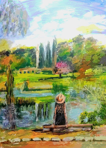 מאיר גליק |  Meir Glick, Acrylic on canvas, 80 by 60 cm