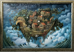 לאדה לפידוס | Lada Lapidus, Oil  on canvas, 80 by 120 cm