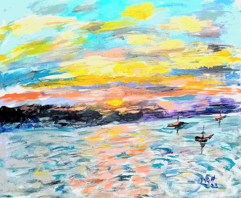 מאיר גליק |  Meir Glick, Acrylic on canvas, 50 by 60 cm