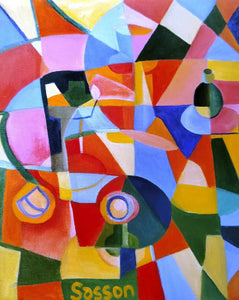 Patricia Sasson, Acrylic on canvas, 40 by 30 cm