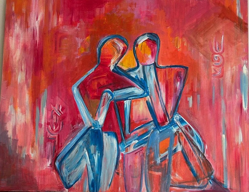 ענת תרשיש גונן | Anat Tarshish Gonen - Acrilyc on canvas, 60 by 100 cm