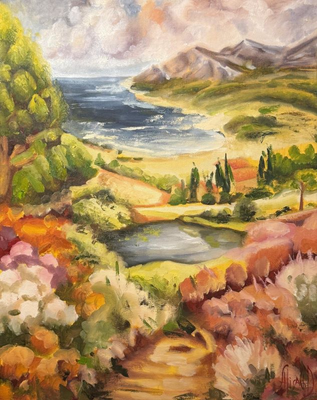 אליסה צ׳רקון דרוקמן  | Alisa Cherkun Drukman,  Oil on canvas, 50 by 40 cm