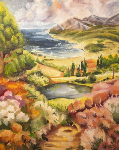 אליסה צ׳רקון דרוקמן  | Alisa Cherkun Drukman,  Oil on canvas, 50 by 40 cm