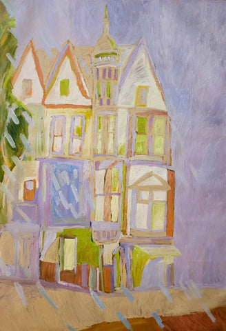 שמוליק סלמה | Slama shmuel, Oil on canvas unstretched, 90 by 80 cm