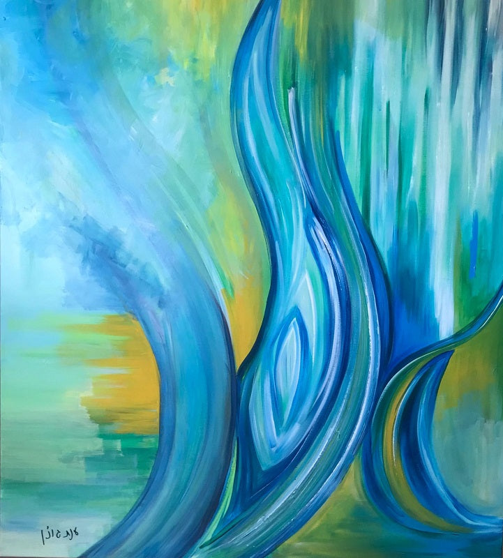 ענת תרשיש גונן | Anat Tarshish Gonen - Acrilyc on canvas, 90 by 80 cm