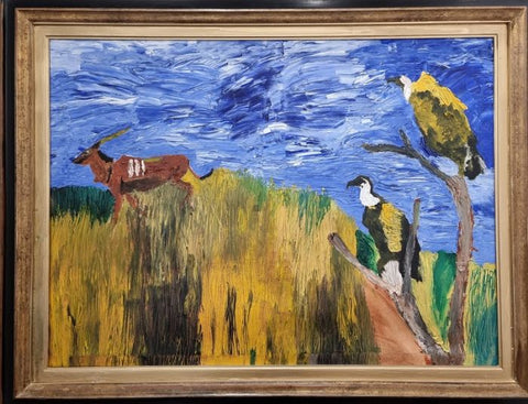אלכס זויתן | Alex Zavitan - Oil on canvas, 70 by 100 cm, framed