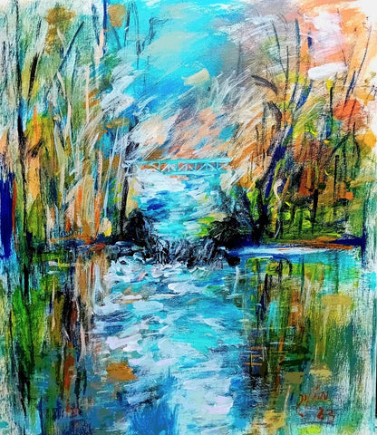 מאיר גליק |  Meir Glick, Acrylic on canvas, 80 by 60 cm