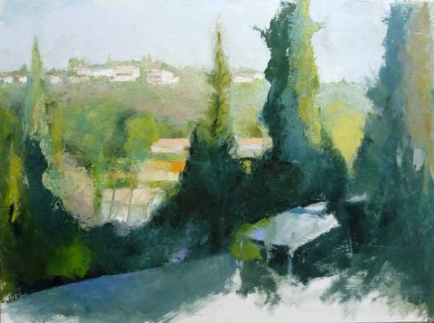 מוטי שובל | Motti Shoval, Oil on canvas, 60 by 80 cm