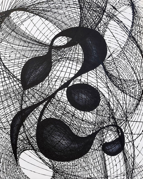 אדוארד אלמשי | Eduard Almashe, Supercreel on unstretched canvas, 138 by 106 cm