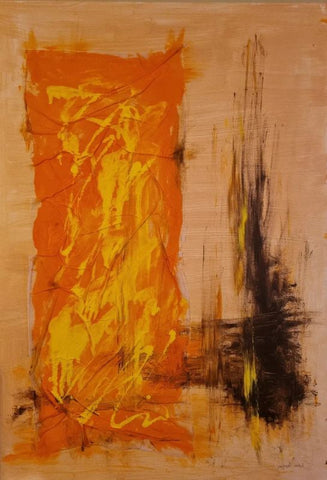 אהובה מוזיקנסקי | Ahuva Muzikansky, Acrylic on canvas, 100 by 70 cm